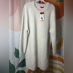 Dalia Cream Knit Dress